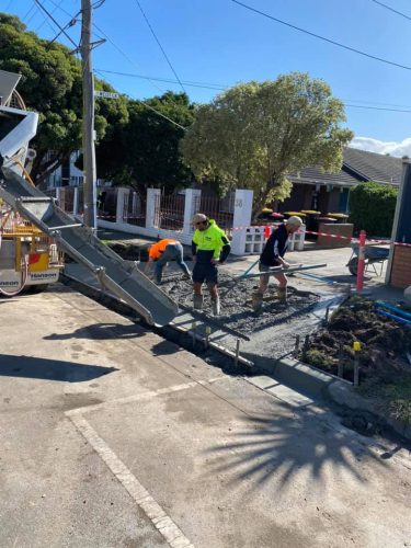 concreting